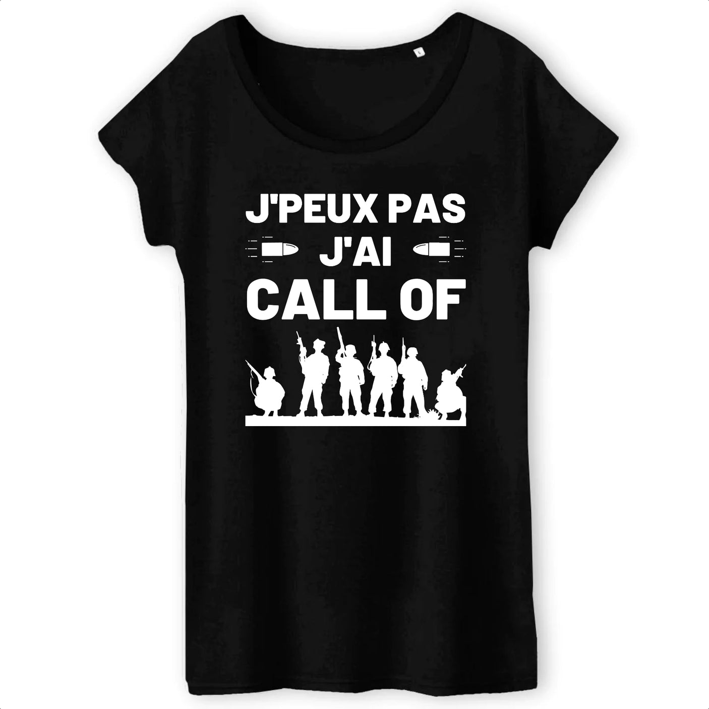 T-Shirt Femme J'peux pas j'ai call of 