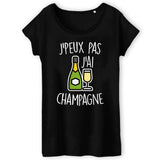 T-Shirt Femme J'peux pas j'ai champagne 