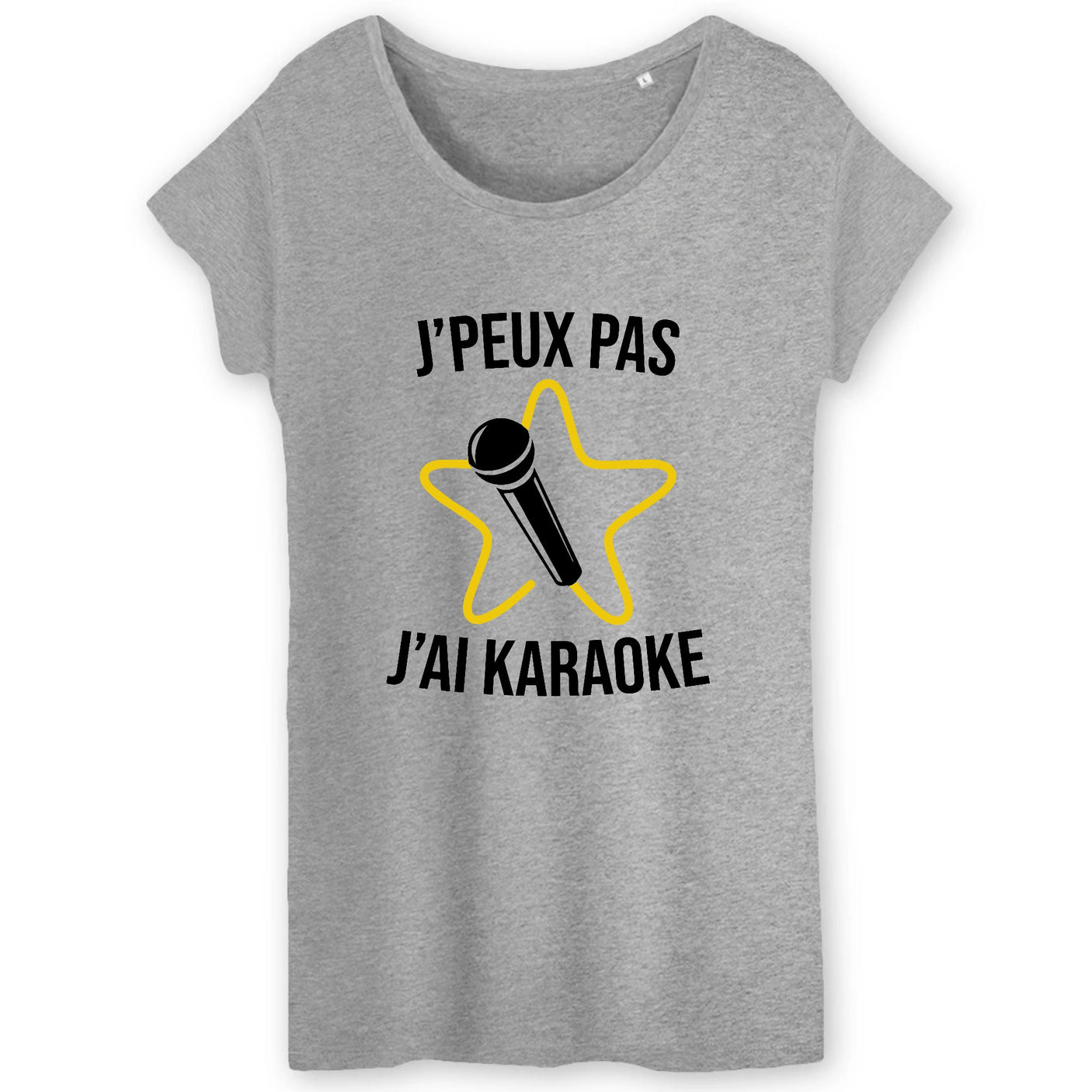 T-Shirt Femme J'peux pas j'ai karaoke 