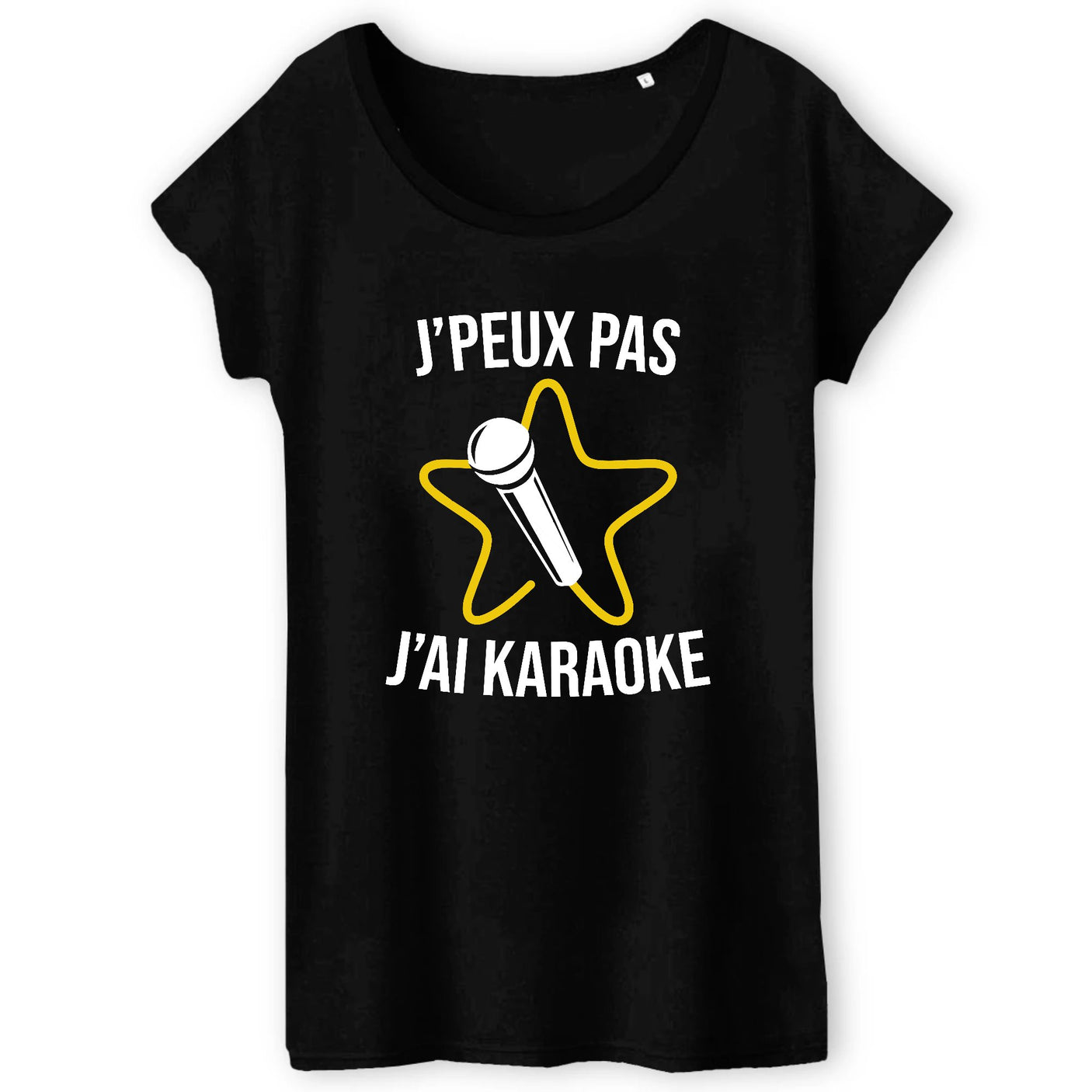 T-Shirt Femme J'peux pas j'ai karaoke 