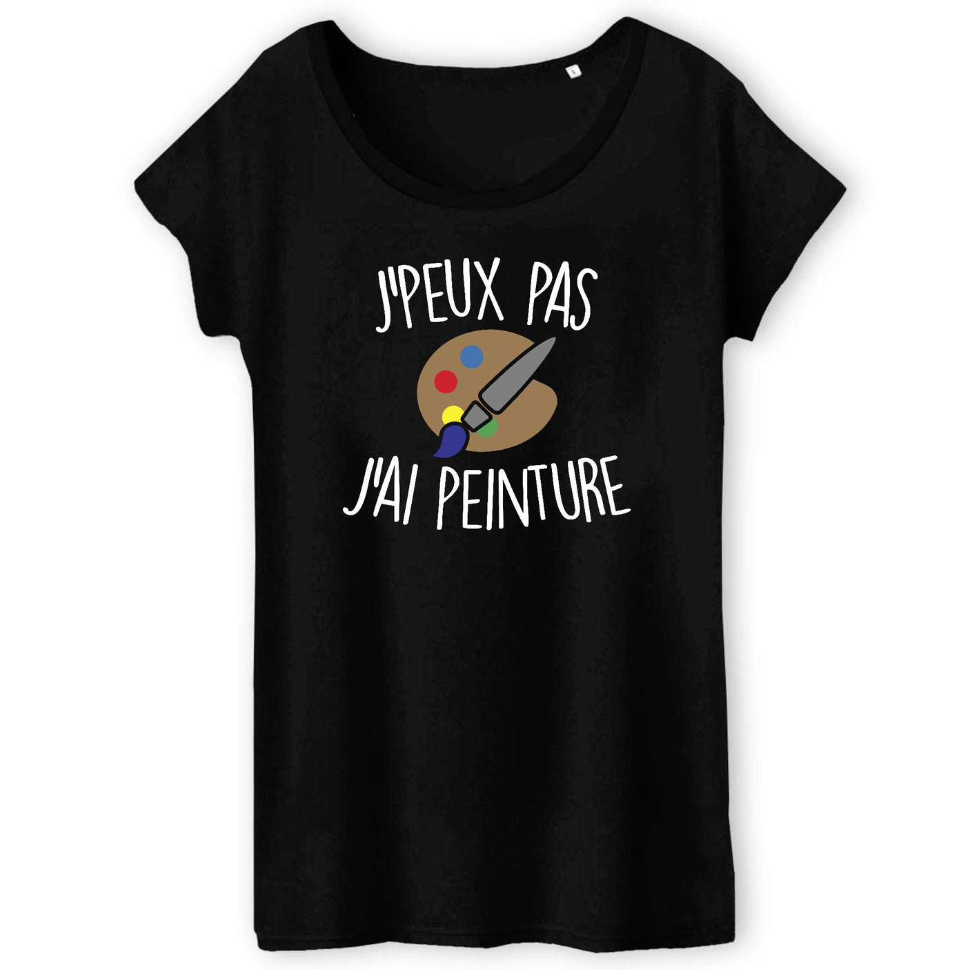 T-Shirt Femme J'peux pas j'ai peinture 