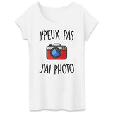 T-Shirt Femme J'peux pas j'ai photo 