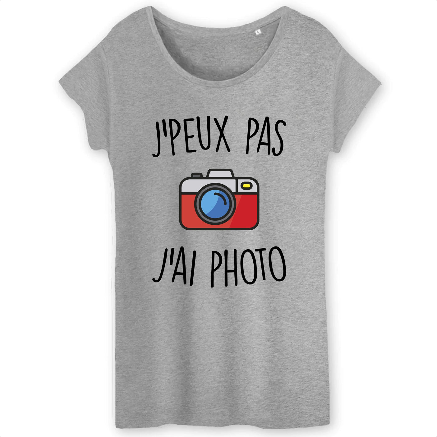 T-Shirt Femme J'peux pas j'ai photo 