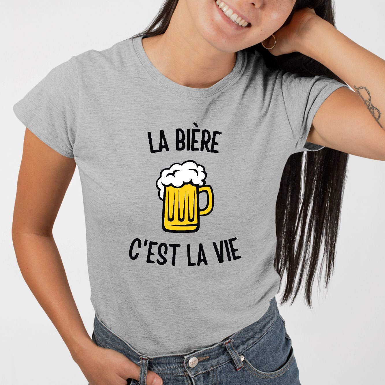 T-shirt ce Mec Veux Une Bière. Tee-shirt Humour Alcool, Idée