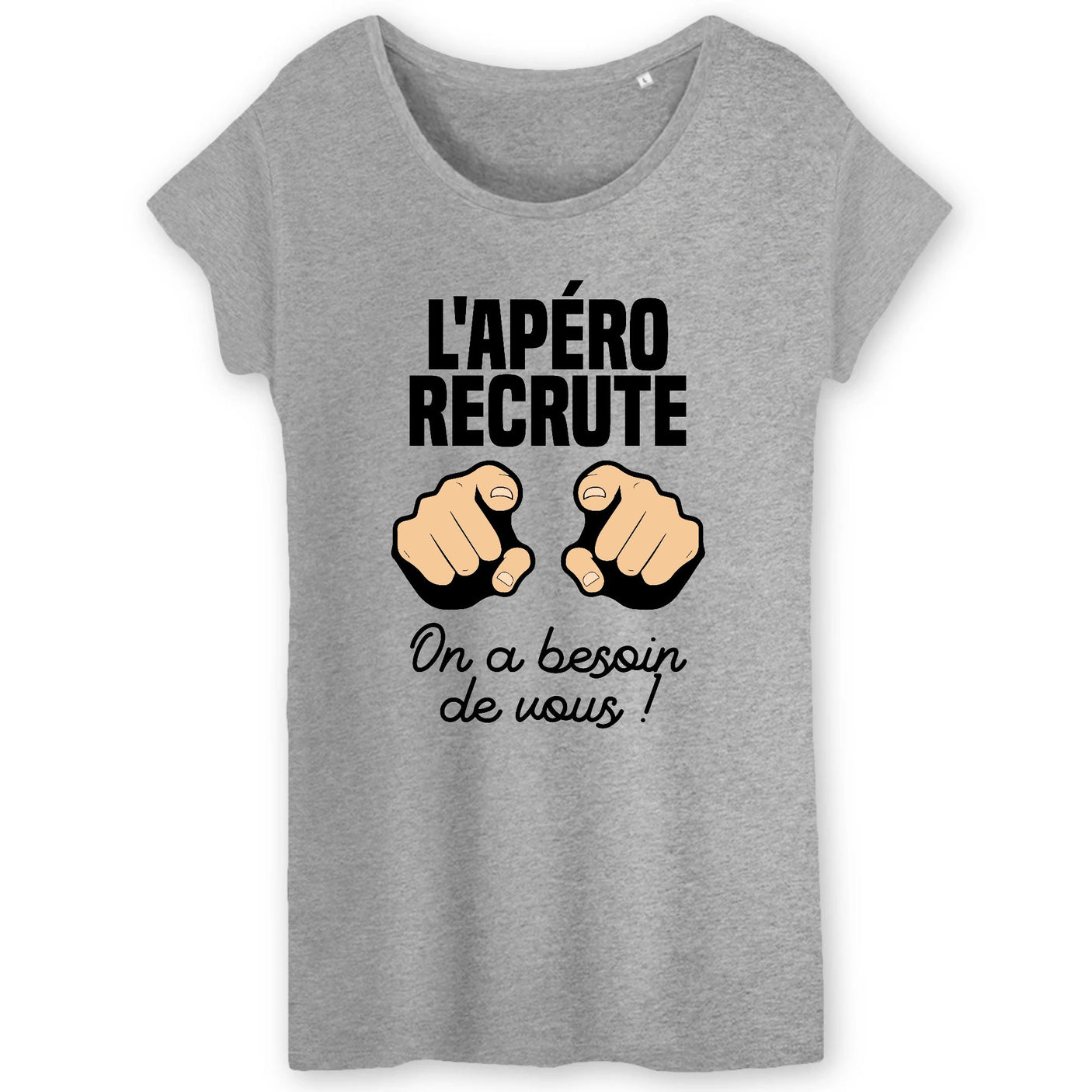 T-Shirt Femme L'apéro recrute 