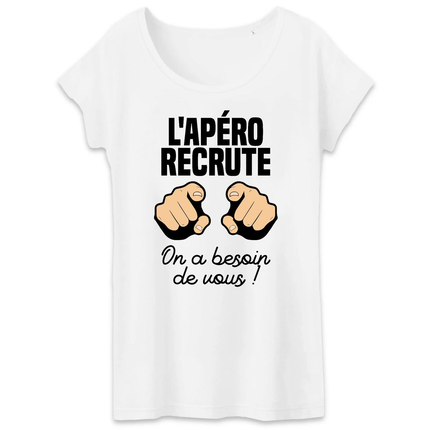 T-Shirt Femme L'apéro recrute 