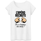 T-Shirt Femme L'apéro recrute 