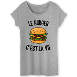 T-Shirt Femme Le burger c'est la vie 
