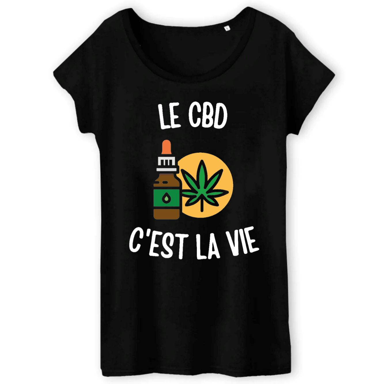 T-Shirt Femme Le CBD c'est la vie 