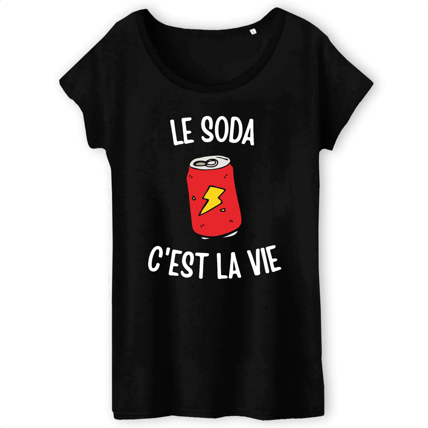 T-Shirt Femme Le soda c'est la vie 