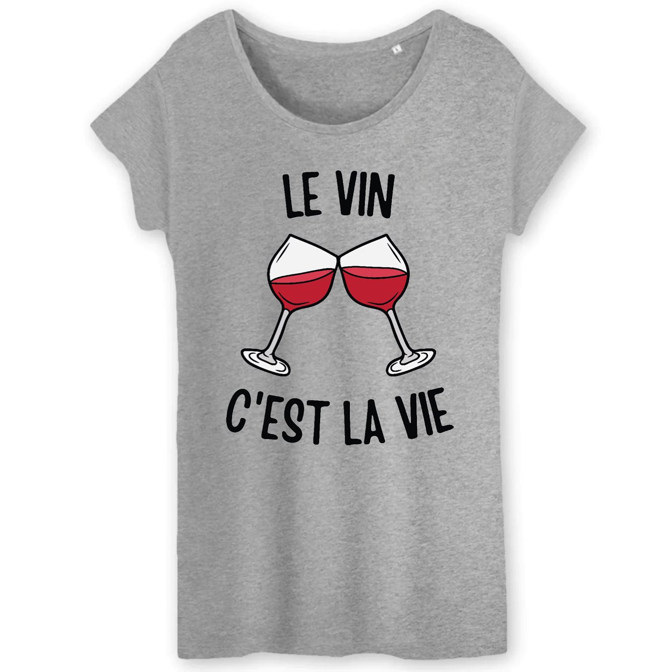 T-Shirt Femme Le vin c'est la vie 