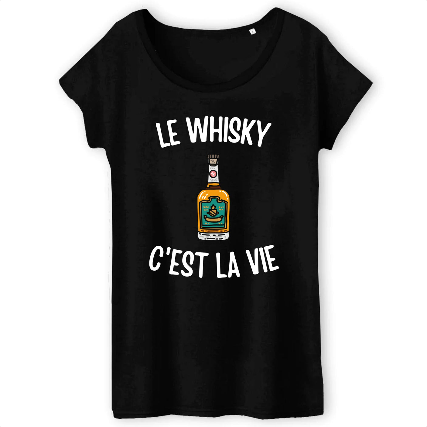 T-Shirt Femme Le whisky c'est la vie 