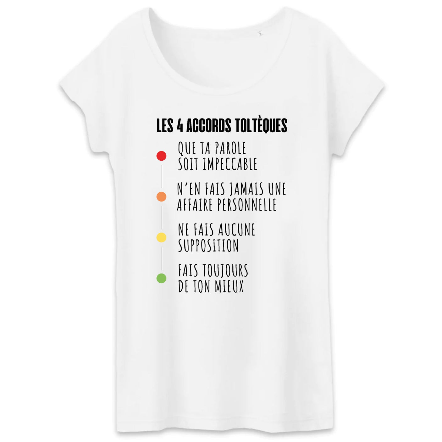 T-Shirt Femme Les 4 accords toltèques 