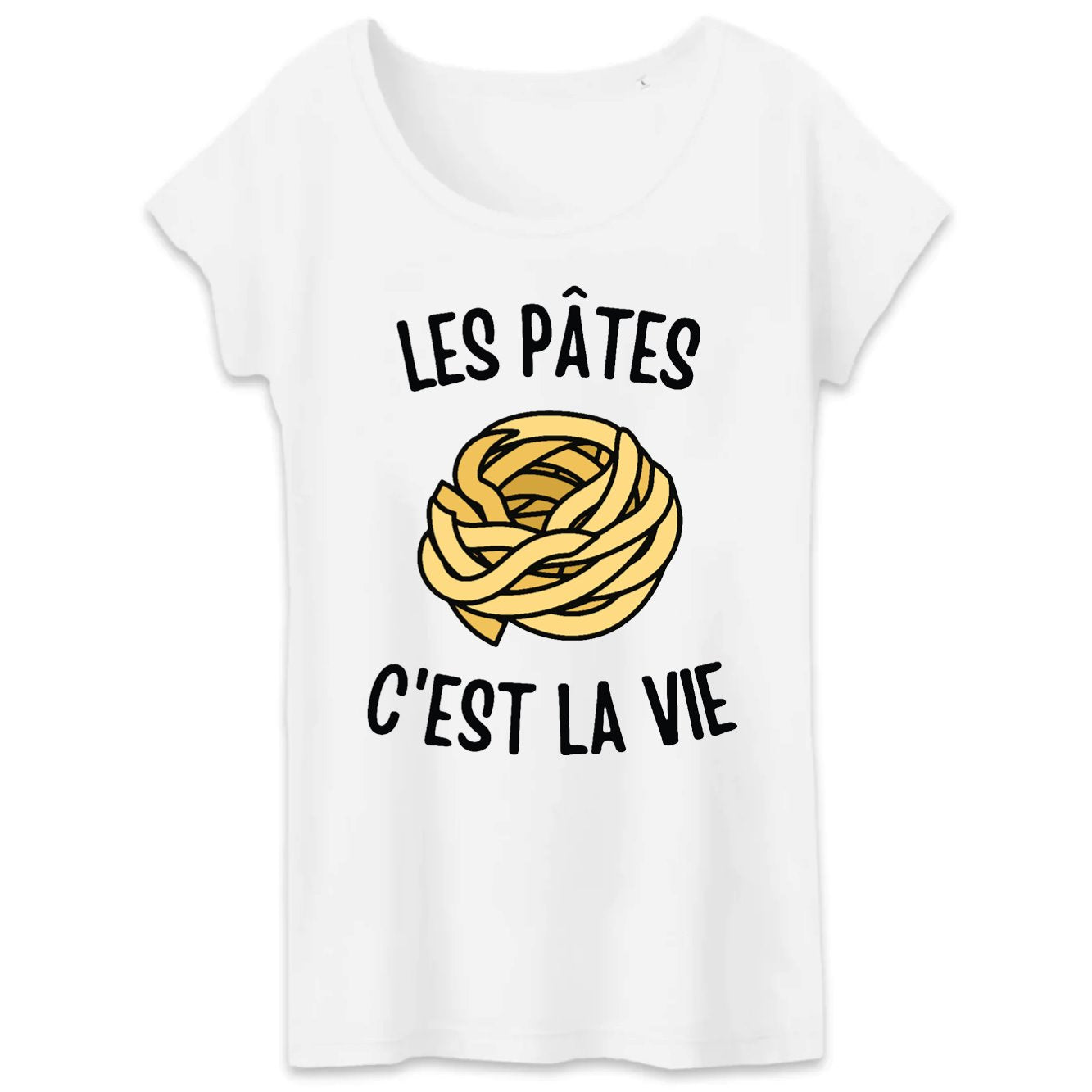 T-Shirt Femme Les pâtes c'est la vie 