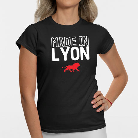 T-Shirt Femme Made in Lyon Noir