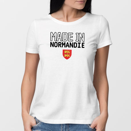 T-Shirt Femme Made in Normandie Blanc