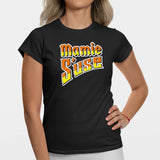 T-Shirt Femme Mamie s'use Noir