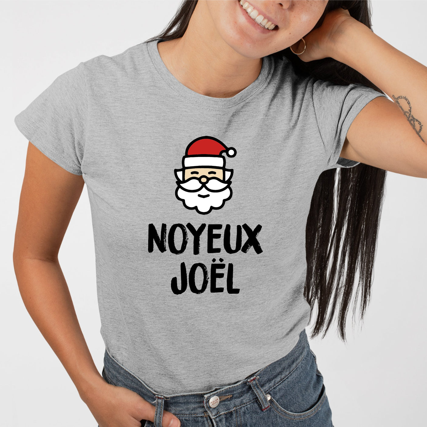T-Shirt Femme Noyeux Joël Gris