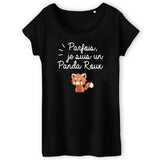 T-Shirt Femme Panda roux 