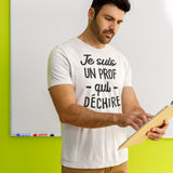 T-Shirt Femme Personnalisé Je suis "votre texte" qui déchire 