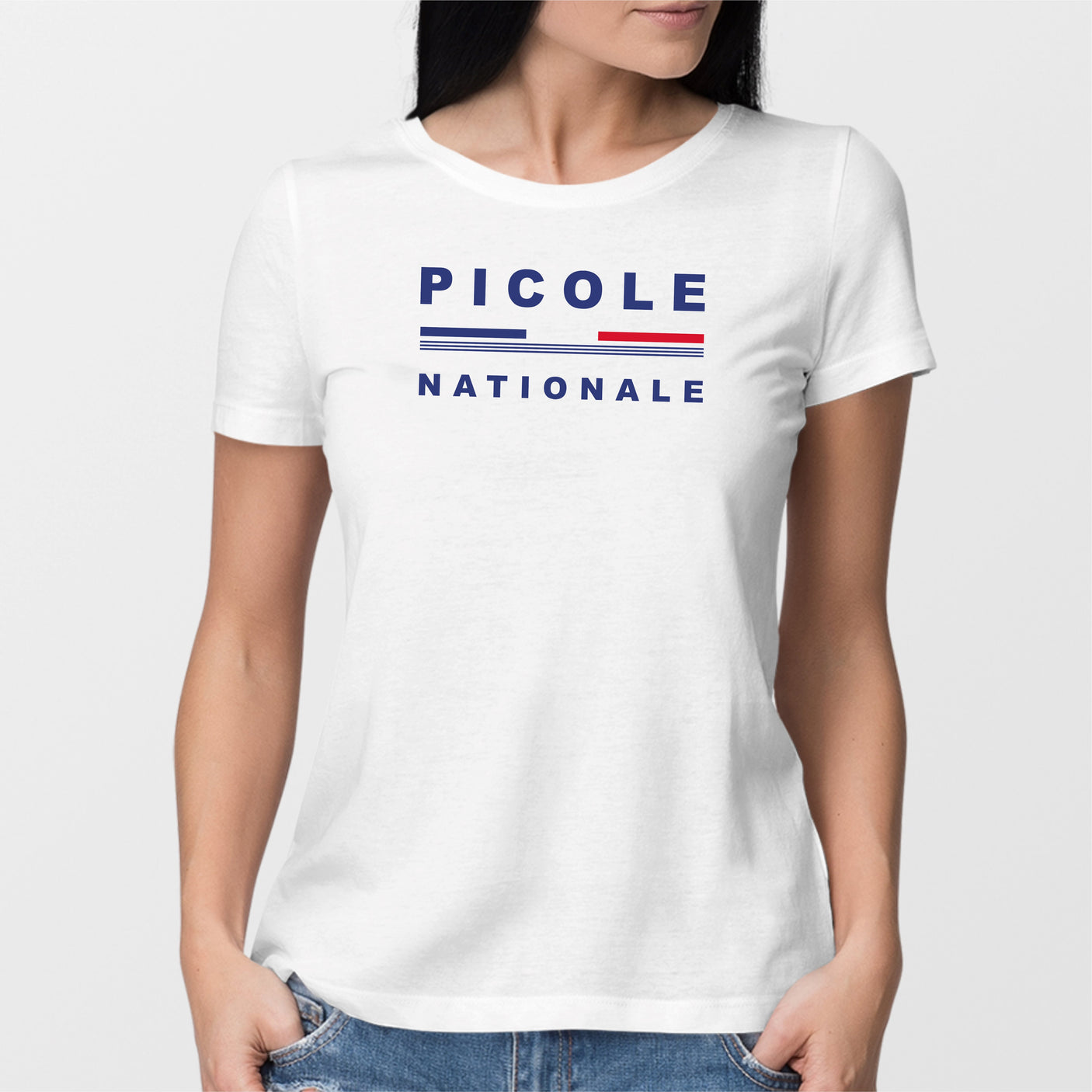 T-Shirt Femme Picole Nationale Blanc