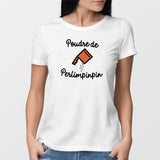 T-Shirt Femme Poudre de perlimpinpin Blanc