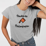 T-Shirt Femme Poudre de perlimpinpin Gris