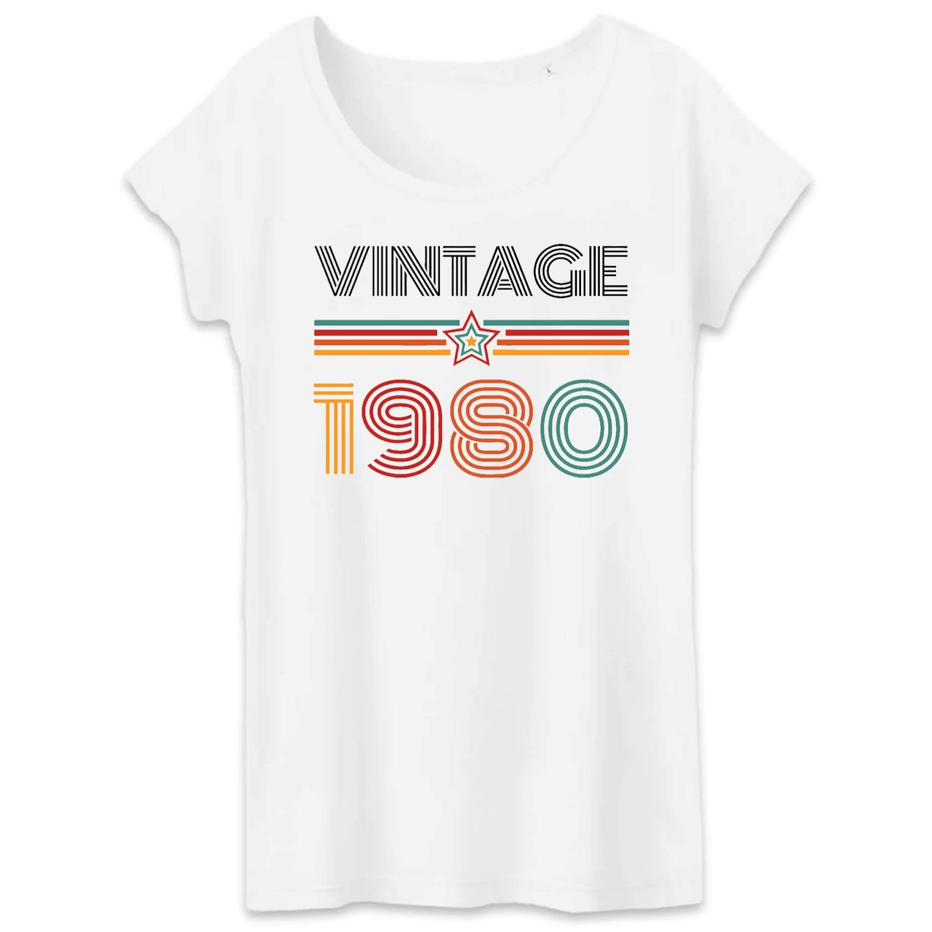 T shirt 1980 femme discount
