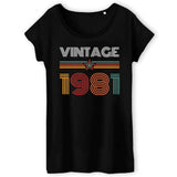 T-Shirt Femme Vintage année 1981 
