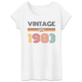 T-Shirt Femme Vintage année 1983 