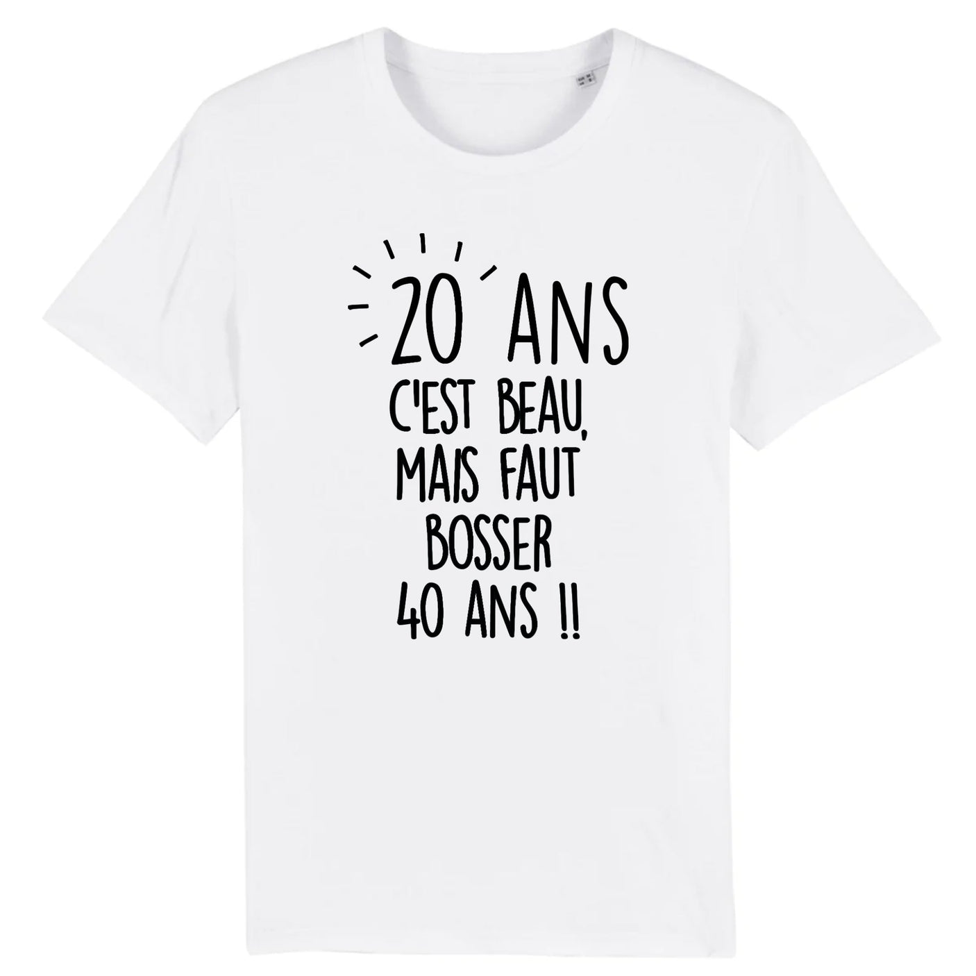 T-Shirt Homme Anniversaire 20 ans 