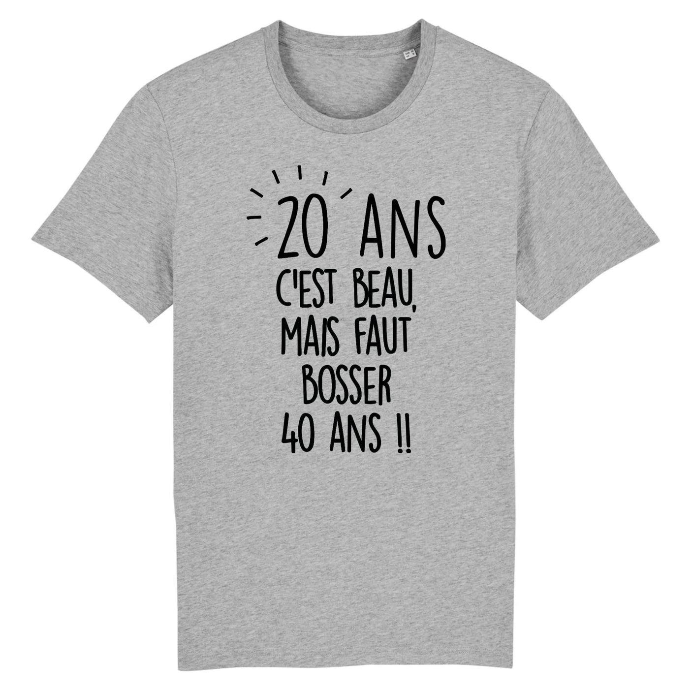 T-shirt anniversaire 20 ans homme - Ambiance-party
