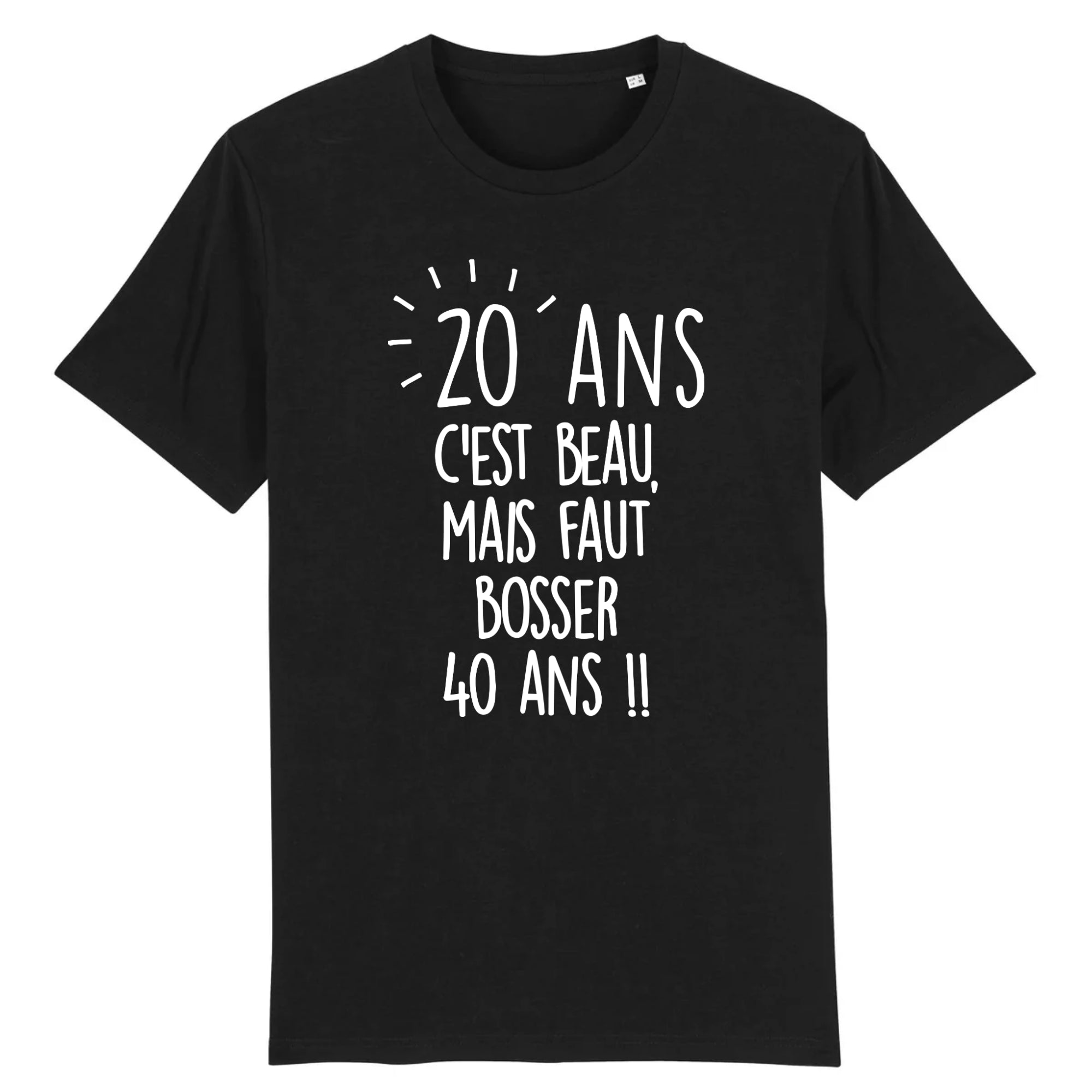 Tee shirt best sale anniversaire 20 ans