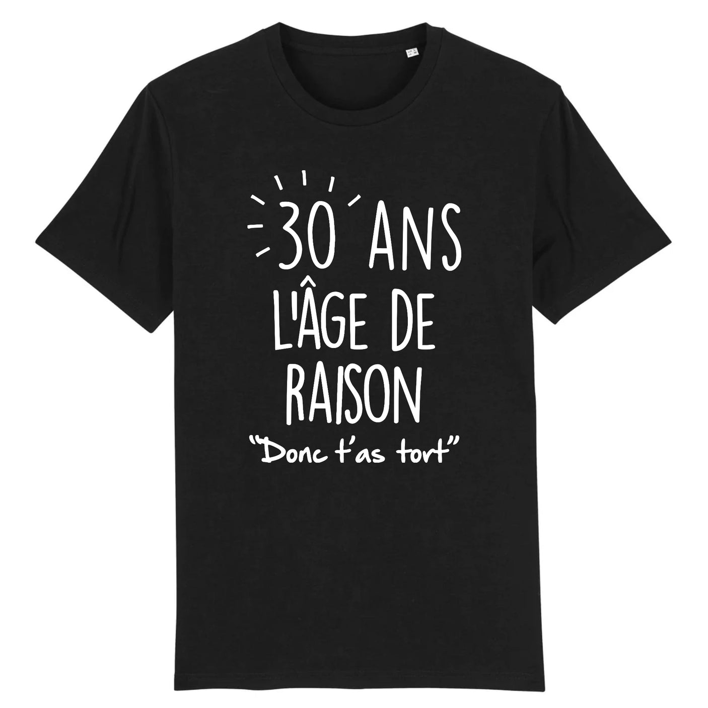 30th Anniversaire Offensive Drôle 30 Ans Homme Coton T-Shirt