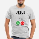 T-Shirt Homme Appel de Jésus Gris