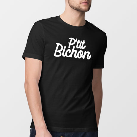 T-Shirt Homme Bichon Noir