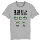 T-Shirt Homme Ce que je fais durant mon temps libre Tracteur 