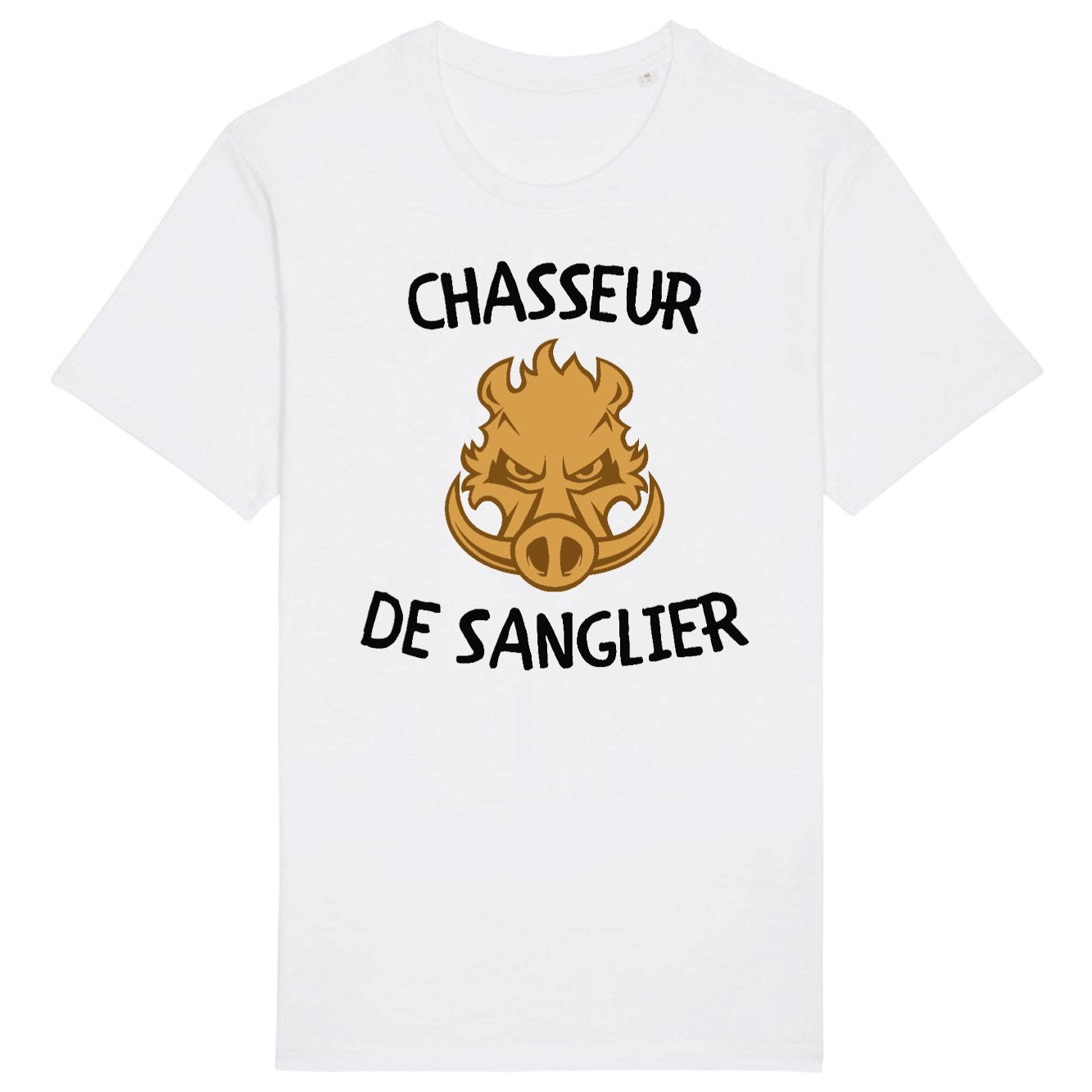 T Shirt Homme Chasseur de sanglier Id e cadeau original