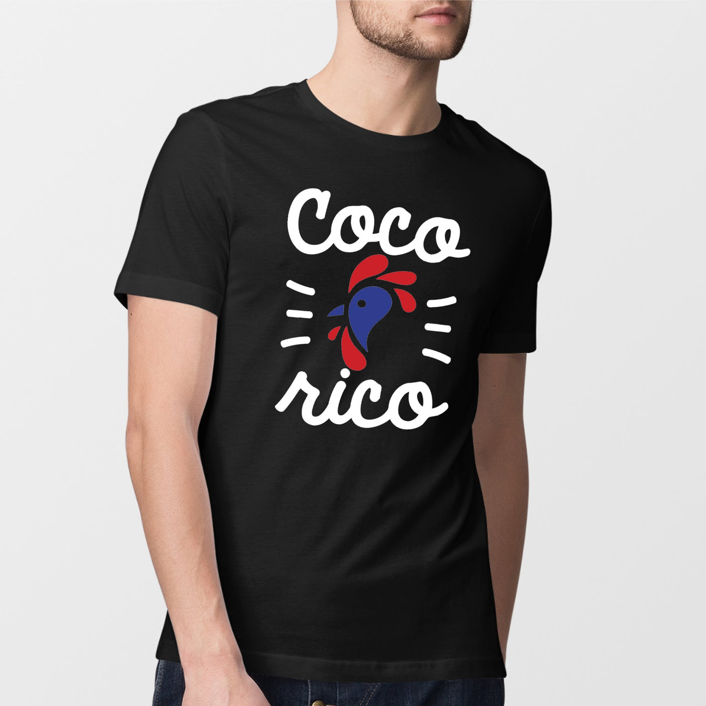 T-Shirt Homme Cocorico Noir