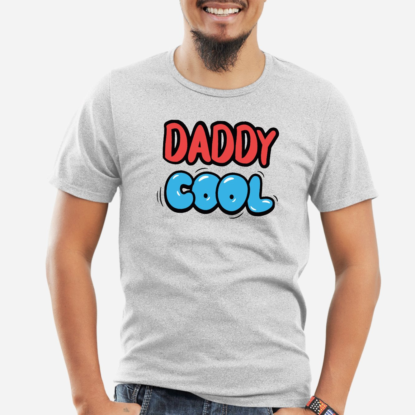 T-Shirt Homme Daddy Cool Gris