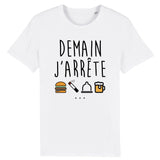 T-Shirt Homme Demain j'arrête 