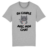 T-Shirt Homme En couple avec mon chat 