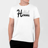 T-Shirt Homme Homme idéal Blanc