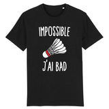 T-Shirt Homme Impossible j'ai bad 