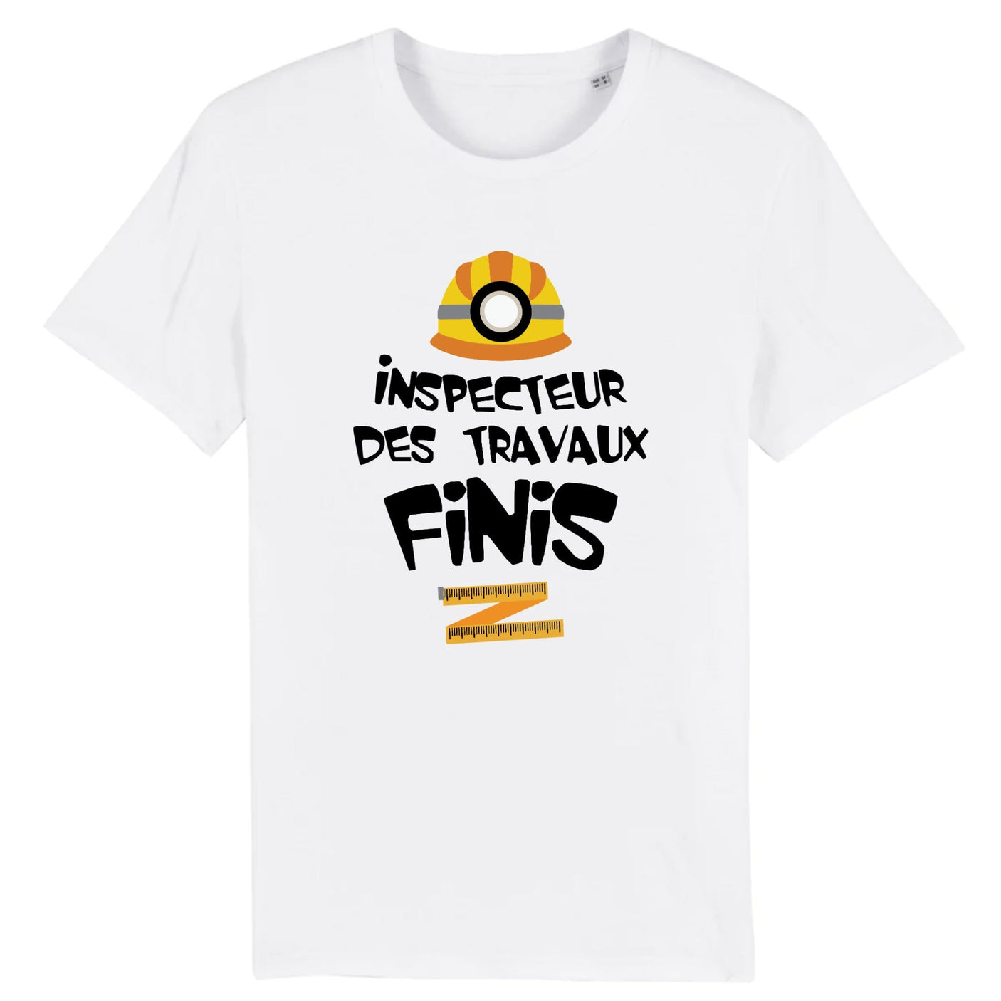 T-Shirt Homme Inspecteur des travaux finis 