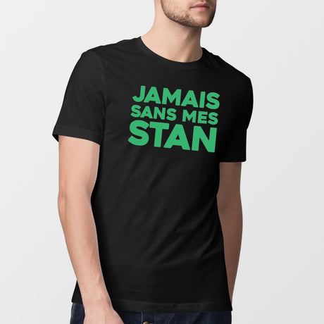 T-Shirt Homme Jamais sans mes Stan Noir