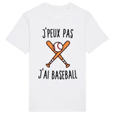 T-Shirt Homme J'peux pas j'ai baseball 