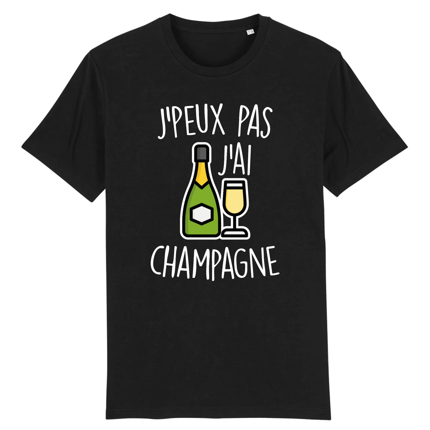 T-Shirt Homme J'peux pas j'ai champagne 