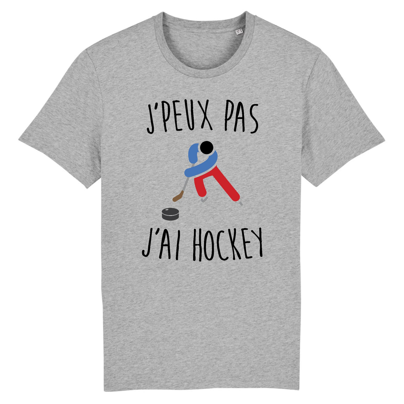 T-Shirt Homme J'peux pas j'ai hockey 