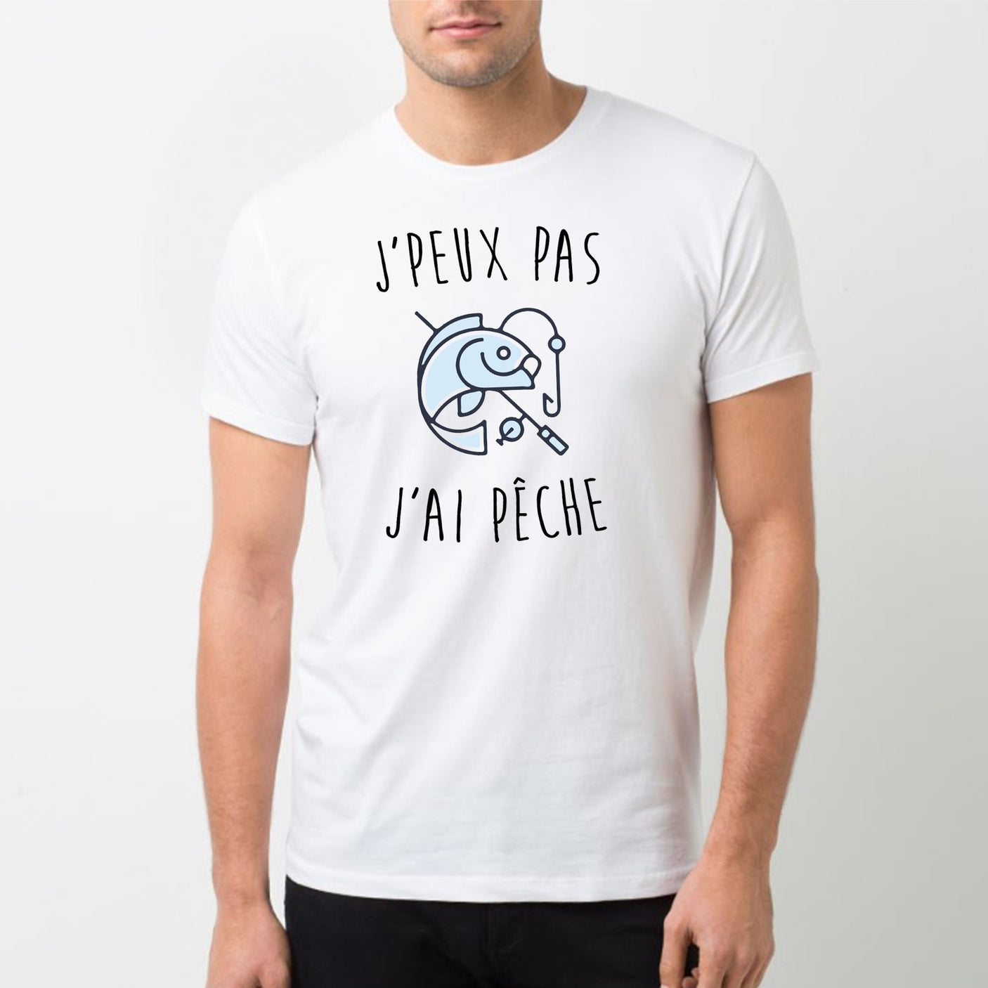 Idée cadeau Papa qui aime la Pêche.' T-shirt premium Homme